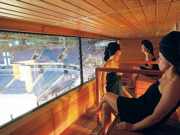 In der Hartwall Arena im Norden von Helsinki.