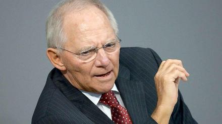 Finanzminister Wolfgang Schäuble plant Steuererleichterungen für Forshcungsprojekte.