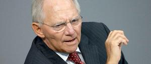 Finanzminister Wolfgang Schäuble plant Steuererleichterungen für Forshcungsprojekte.