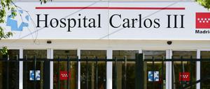 Eine Krankenschwester hat sich in dieser Madrider Klinik an Ebola infiziert.