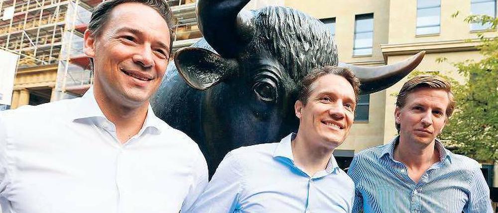 Die drei Unternehmer von Rocket Internet.