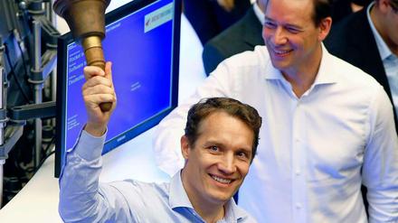 Oliver Samwer durfte am Donnerstag beim Handelsauftakt die Glocke für Rocket Internet läuten.