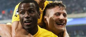 Wichtig für die Offensive: Rückkehrer Shinji Kagawa (oben) bereitete die 1:0-Führung von Ciro Immobile (r.) technisch perfekt vor, Adrian Ramos (l.) legte nach seiner Einwechselung zwei weitere Treffer nach. 