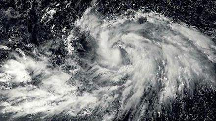 Da braut sich was zusammen: Der Taifun Phanfone auf einem Satelitenbild vom 30. September 2014.