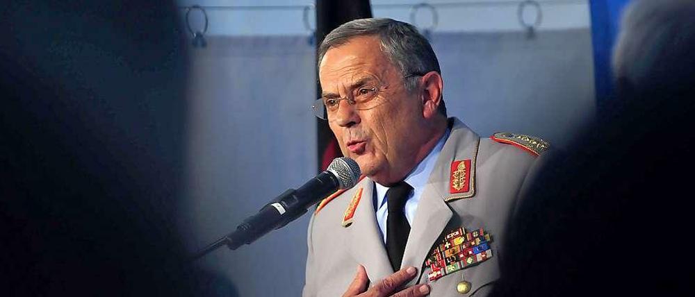 Der frühere Generalinspekteur der Bundeswehr, Wolfgang Schneiderhan, hier auf einem Foto von 2009.