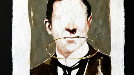 Die Berliner Galerie Martin Mertens hat das Bild "Strange Memories" (2014) von Radu Belcin dabei