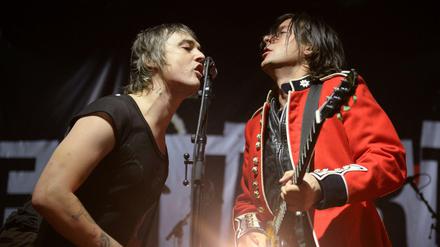 Pete Doherty und Carl Barât beim Libertines-Auftritt in Berlin.