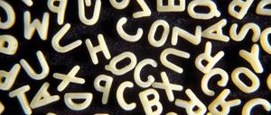 Alle Buchstaben zur Auswahl.