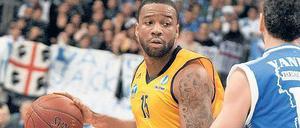 Initiativbewerbung gegen die San Antonio Spurs. Reggie Redding hätte nichts dagegen, für die NBA entdeckt zu werden.