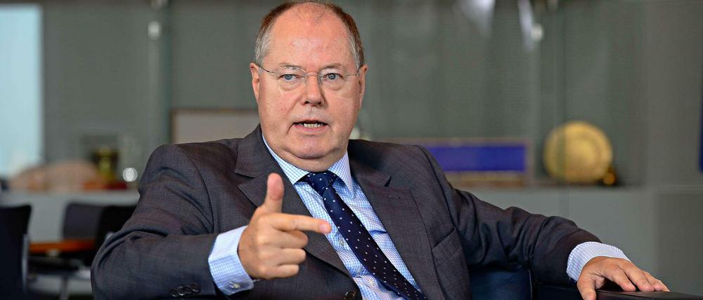 Peer Steinbrück: Hatte keine Chance gegen Amtsinhaberin Angela Merkel.