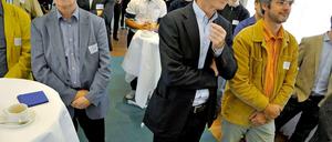 Im Magnus-Haus Berlin wurde die Bekanntgabe des Nobelpreisträgers für Physik 2014 live übertragen aus Stockholm.
