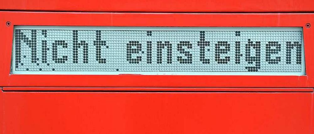 Nichts geht mehr: Der Warnstreik der GDL wird das S-Bahn-System und den Regionalbahnverkehr in Berlin lahmlegen.