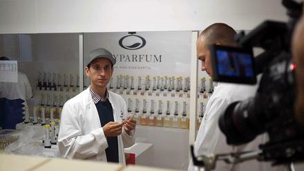 Das „Made in Berlin“-Team besucht MyParfum. Bei dem Berliner Start-up können sich die Kunden ihren persönlichen Duft zusammenstellen.