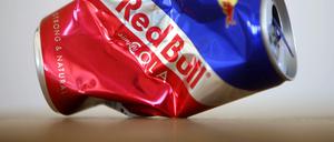 Eine Dose Red Bull.