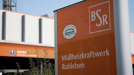 Das Müllheizkraftwerk in Ruhleben.