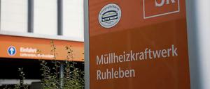 Das Müllheizkraftwerk in Ruhleben.