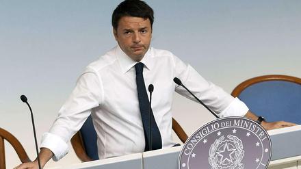 Der 39-jährige Matteo Renzi ist seit dem vergangenen Februar Ministerpräsident in Italien.