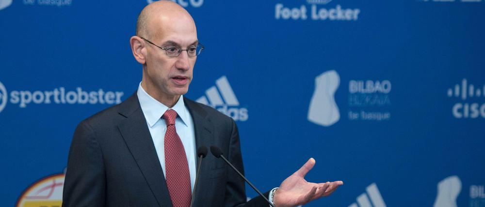 Wohin zuerst? Mit dieser Frage beschäftigt sich NBA-Commissioner Adam Silver. Das internationale Interesse an der Basketball-Liga ist riesengroß. 