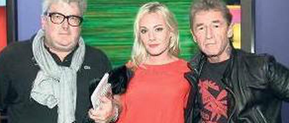 Drei Mal Mitgefühl. Hans Georg Näder, Eva Hassmann und Peter Maffay (v.l.) engagieren sich für Straßenkinder.