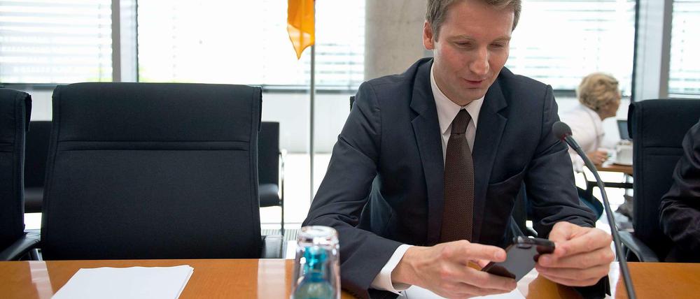 Wer hört mit? Patrick Sensburg (CDU), Vorsitzender des NSA-Untersuchungsausschusses im Bundestag