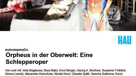 Haltloses Hipster-Theater? Szene aus "Orpheus in der Oberwelt".