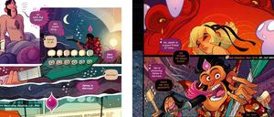 Magische Musik: Eine Doppelseite aus „Das UPgrade“.