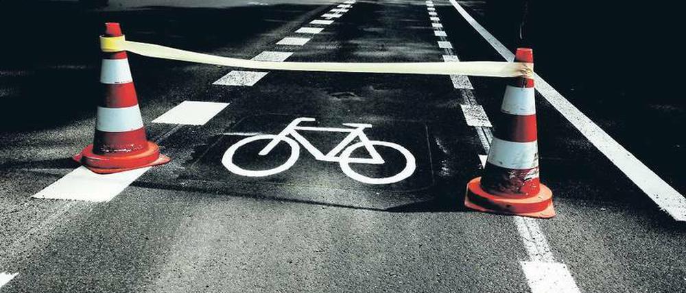 Revier markiert. Wer sich beim Anblick der Markierung nicht ganz sicher ist: Das ist kein Parkplatz.