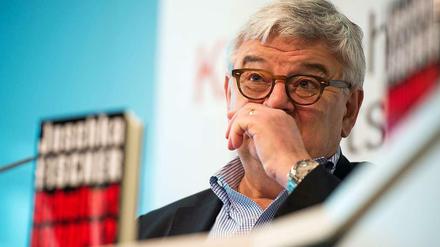 Joschka Fischer am Dienstag bei der Vorstellung seines Buches "Scheitert Europa?"