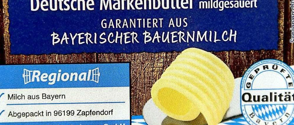 Was drauf steht, ist auch drin: Mit dem hellblauen Regionalfenster sollen Verbraucher verlässliche Informationen bekommen.