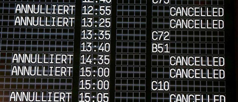 Neuer Streik bei den Piloten: 100 Gemanwings-Flüge fallen aus. Doch viele Passagiere haben früh reagiert und umgebucht. 