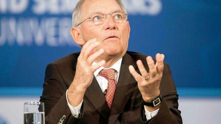 Bundesfinanzminister Wolfgang Schäuble.