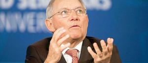 Bundesfinanzminister Wolfgang Schäuble.