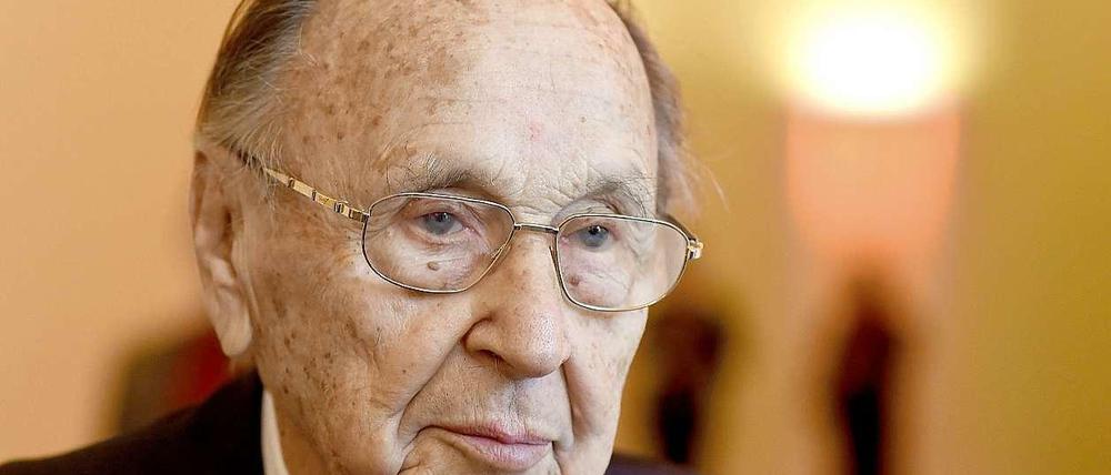 Diskretion ist Ehrensache: Hans-Dietrich Genscher.