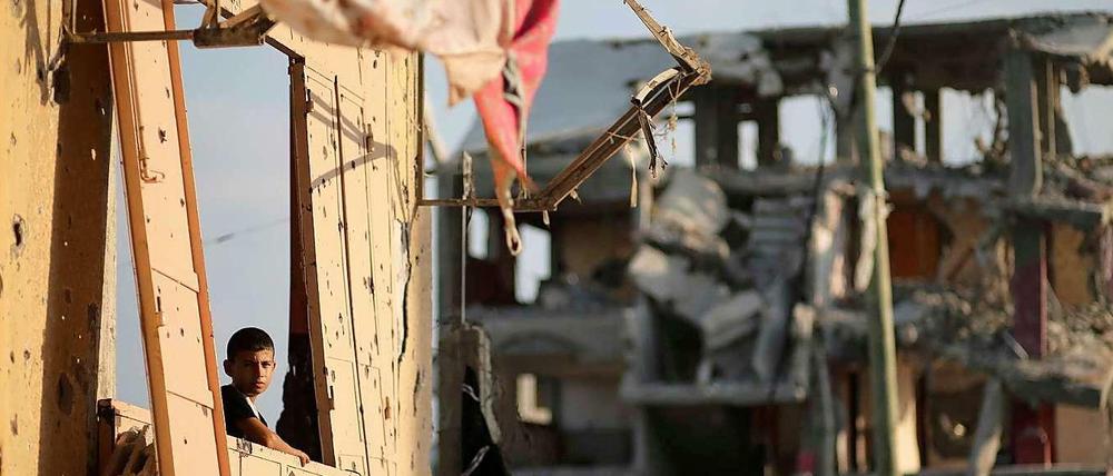 Ruinen in Gaza-Stadt: "Niemand will Infrastruktur aufbauen, nur damit sie kurz darauf wieder zerstört wird."