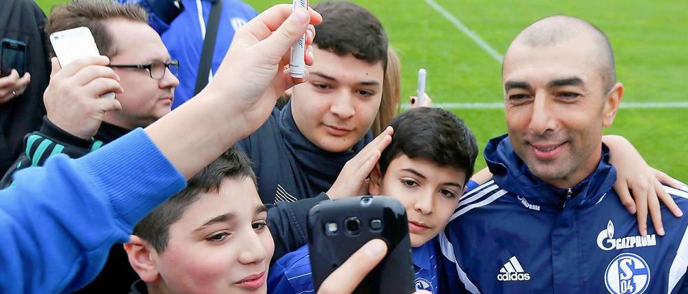 Alle zusammen. Di Matteo beim Training.