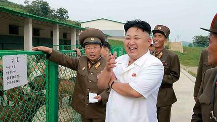 Einer seiner letzten Auftritte. Kim Jong Un im August.