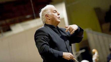 Daniel Barenboim am Pult der Staatskapelle.
