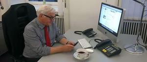 Steinmeier beim Twittern: "Hat Spaß gemacht - bis zum nächsten Mal!"