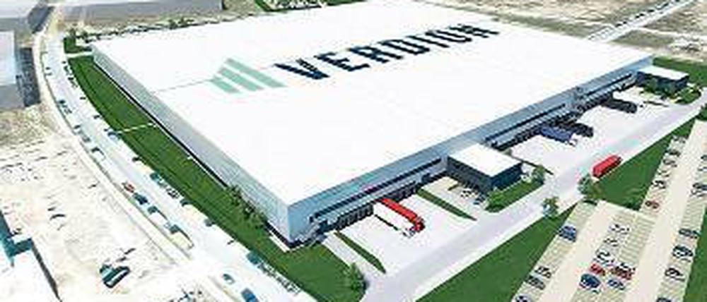 „Verdion Airpark Berlin“. Die Immobilie liegt zwei Kilometer vom neuen Flughafen Berlin-Brandenburg entfernt.