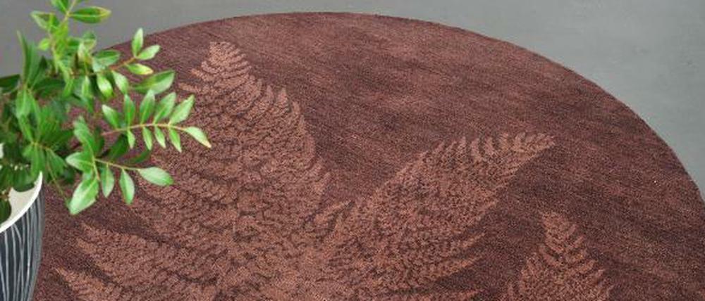 Filigranes Design. Der Teppich "Farn" ist für den German Design Award nominiert.