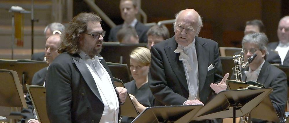 Entdeckung: Franz Mazura (r.) als Haushofmeister, neben Markus Brück als Musiklehrer.