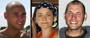 Die Mitglieder der NSU-Terrorzelle: Uwe Böhnhardt (rechts) mit Uwe Mundlos und Beate Zschäpe.