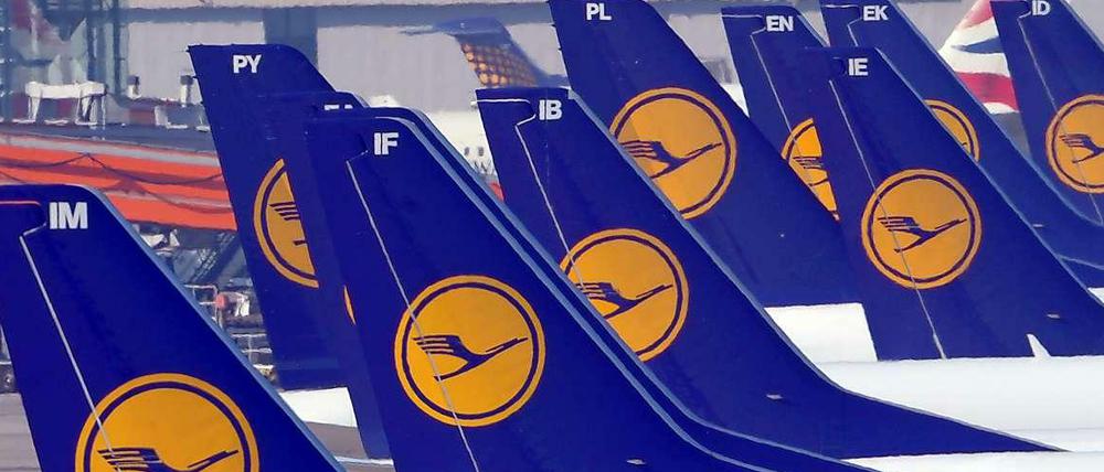 Am Boden. Ab Montag, 13 Uhr, geht auf der Kurz- und Mittelstrecke bei der Lufthansa wenig.