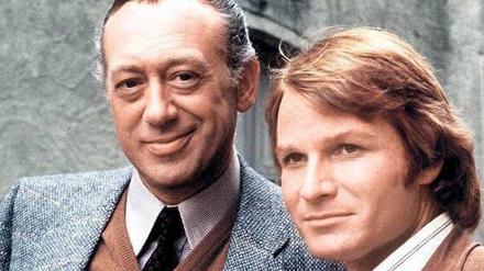 Harry, hol schon mal den Wagen: Stephan Derrick (Horst Tappert, li.) und sein Assistent Harry Klein (Fritz Wepper). 281 Folgen wurden bis 1998 gedreht. Foto: dpa