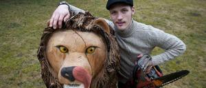 Kettensägen-Künstler Johannes Große.