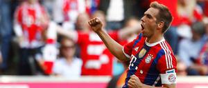 Bayern-Kapitän Philipp Lahm gelang gegen Werder Bremen ein Doppelpack.