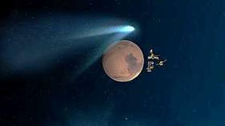 Der Schweifstern heißt „Siding Spring“.