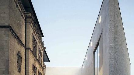 Der Anbau von Staab Architekten in Münster.