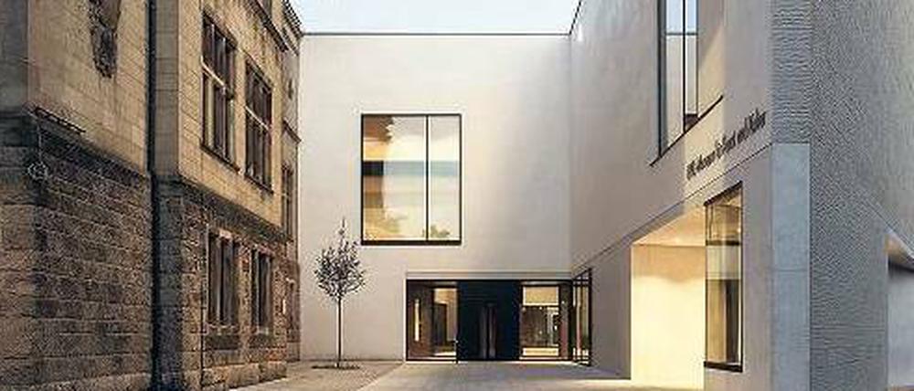 Der Anbau von Staab Architekten in Münster.