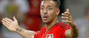 Neu-Nationalspieler Karim Bellarabi gibt für Bayer Vollgas - kann das Verderben aber auch nicht immer verhindern.